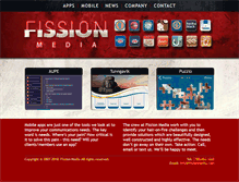 Tablet Screenshot of fissionmedia.com